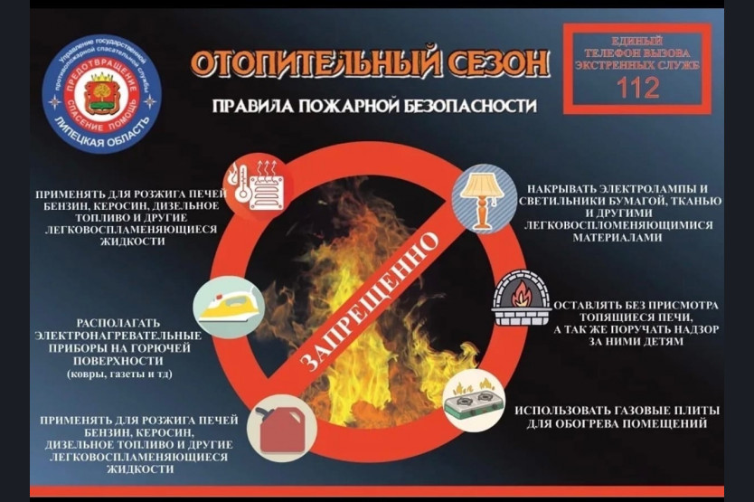 Правила пожарной безопасности зимой.